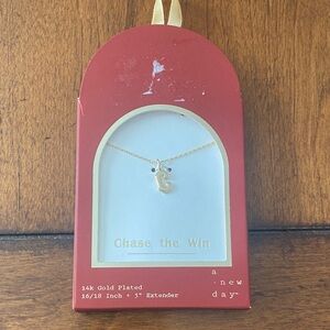 A New Day Gold Initial Necklace